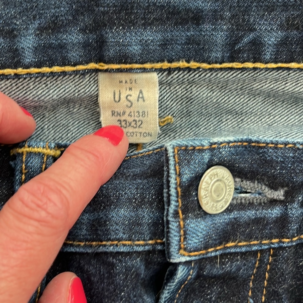 Double RL Selvedge Denim Slim fit 33/32 - Picture 4 of 5